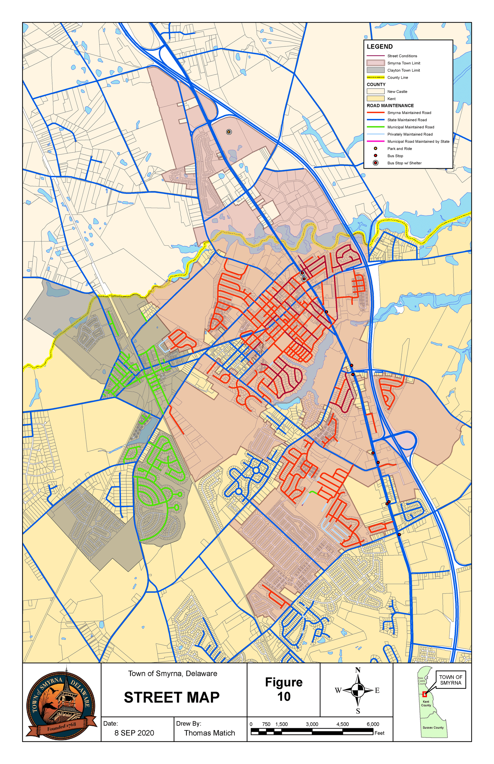 Figure 10: Street Map 2020