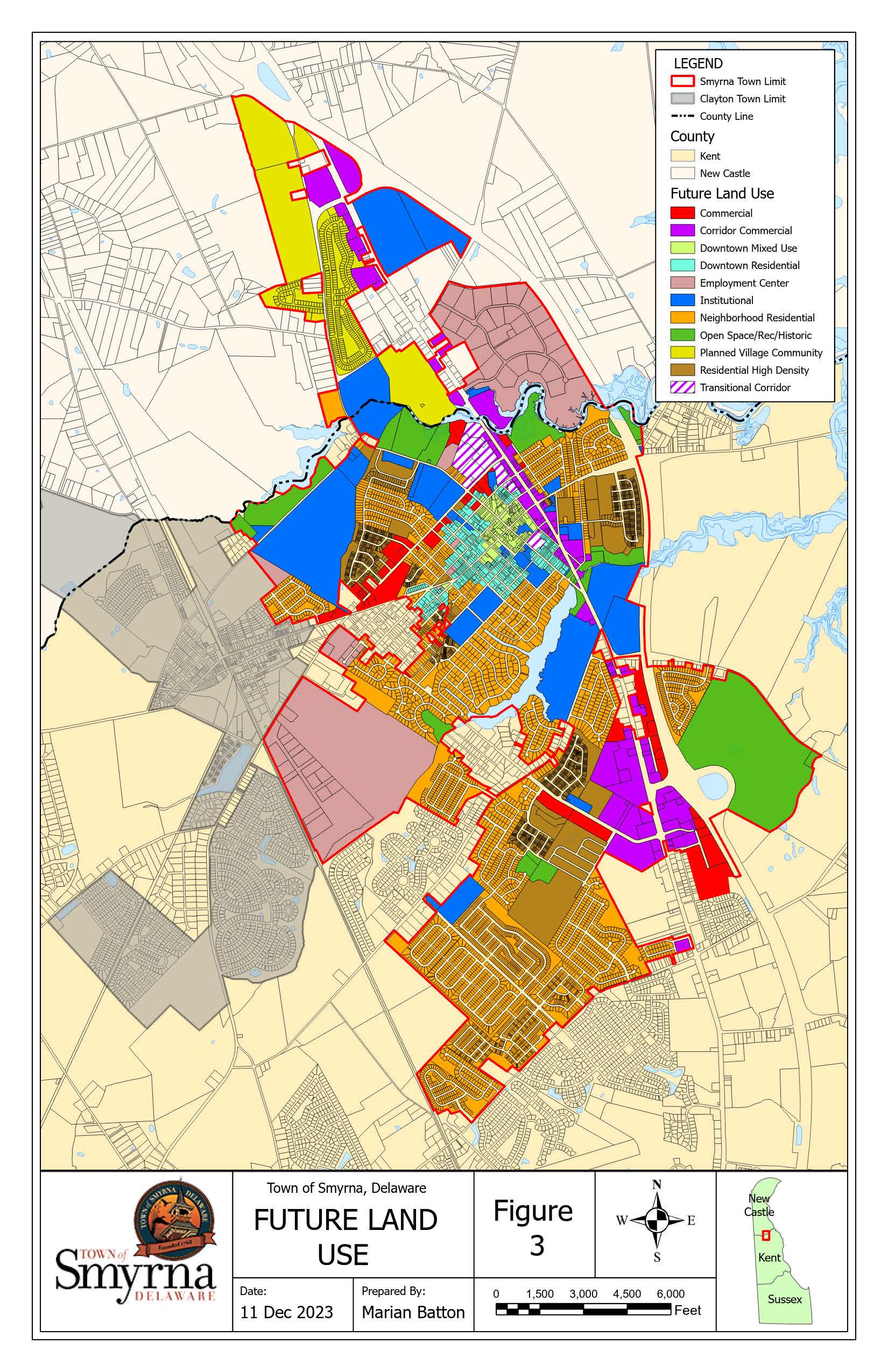 2025 Comprehensive Plan Future Land Use Map