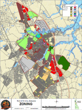 Smyrna Zoning Map