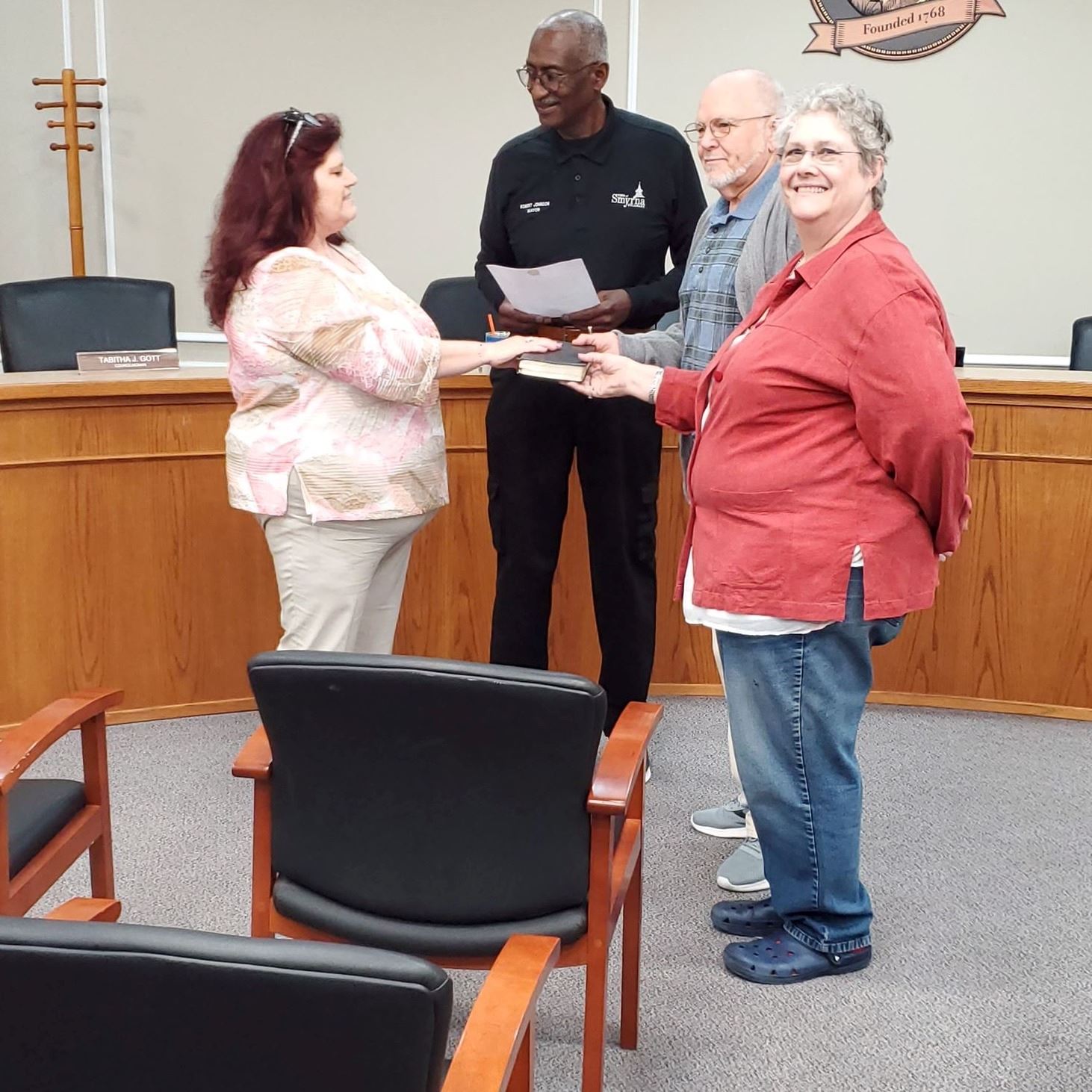 Tabi Gott swearing in